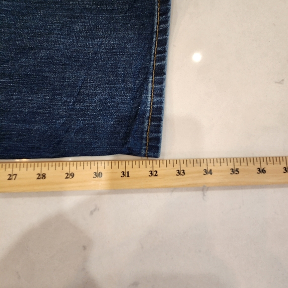 Carhartt Relaxed Fit Bootcut Rugged Flex Stretch Jeans - Mens Size 32x32 Blue - Picture 12 of 13